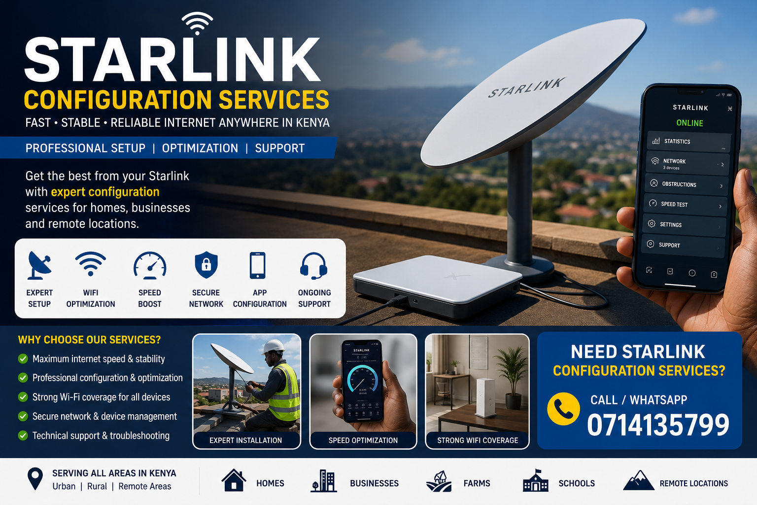 Starlink installation cost Kenya