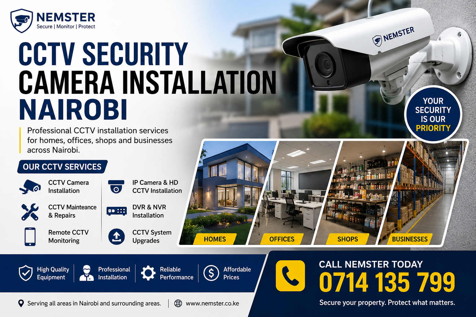 CCTV Security Camera Installation Nairobi