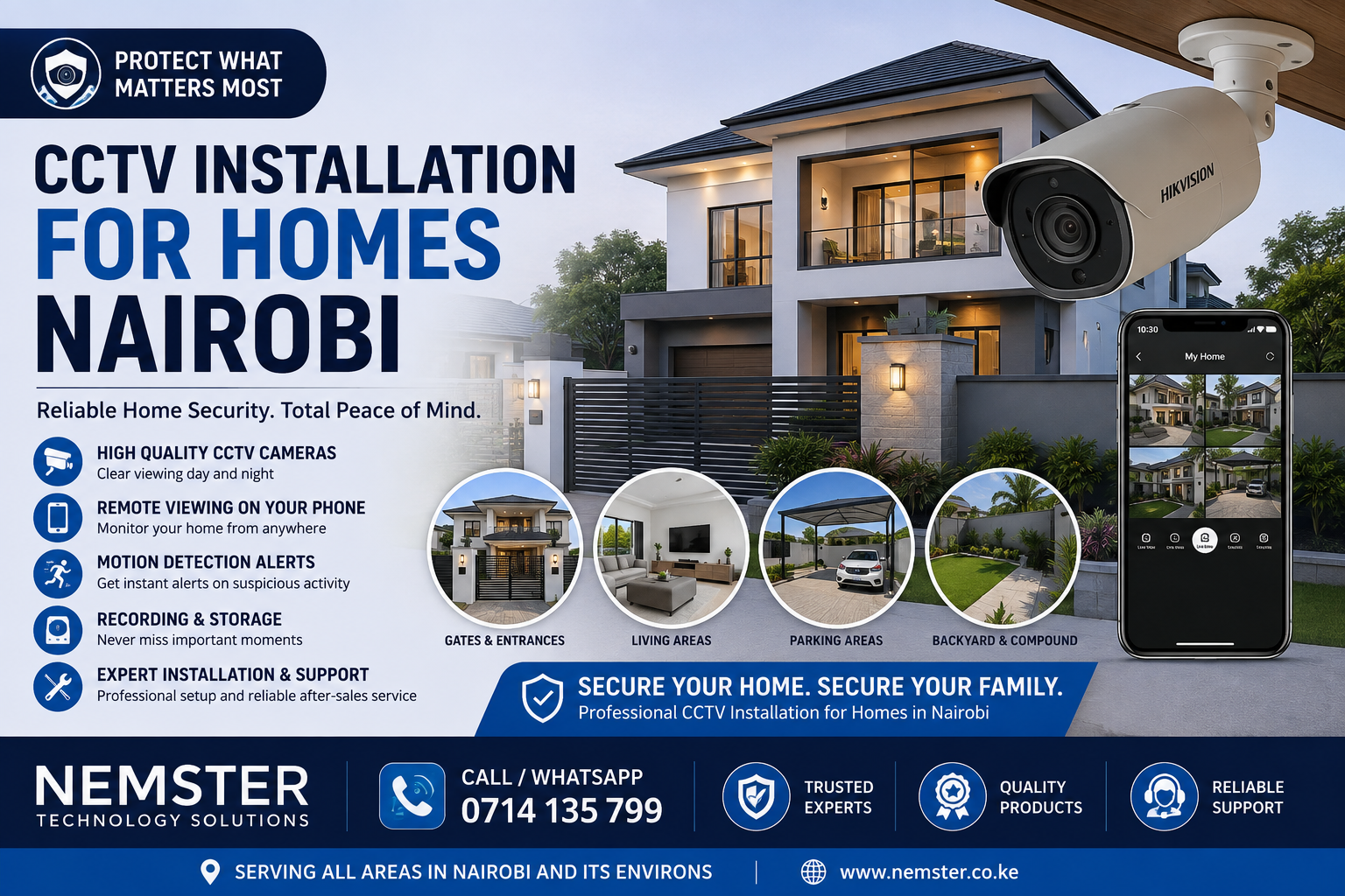 CCTV Installation for Homes Nairobi