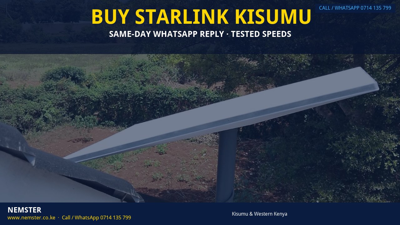 Buy Starlink Kisumu