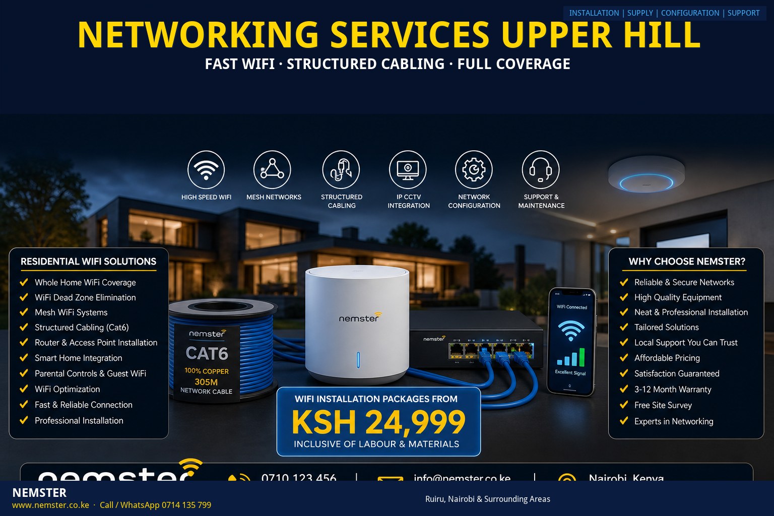Networking Services Upper Hill Networking Services Upper Hill