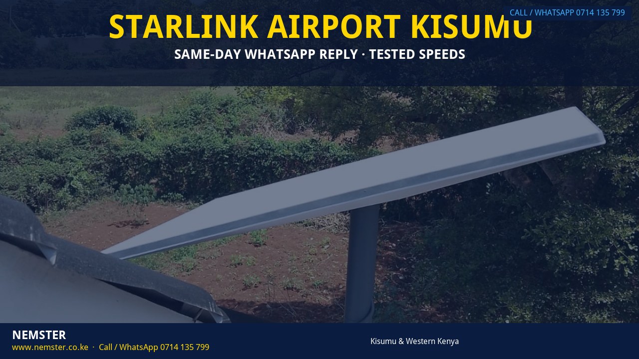 Starlink Airport Kisumu