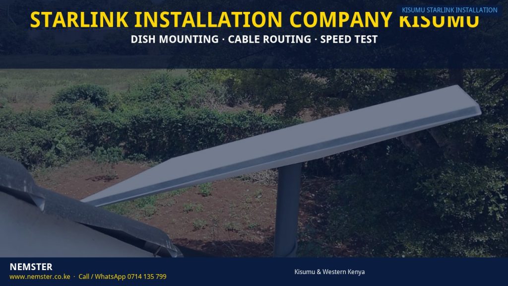 Starlink Installation Company Kisumu