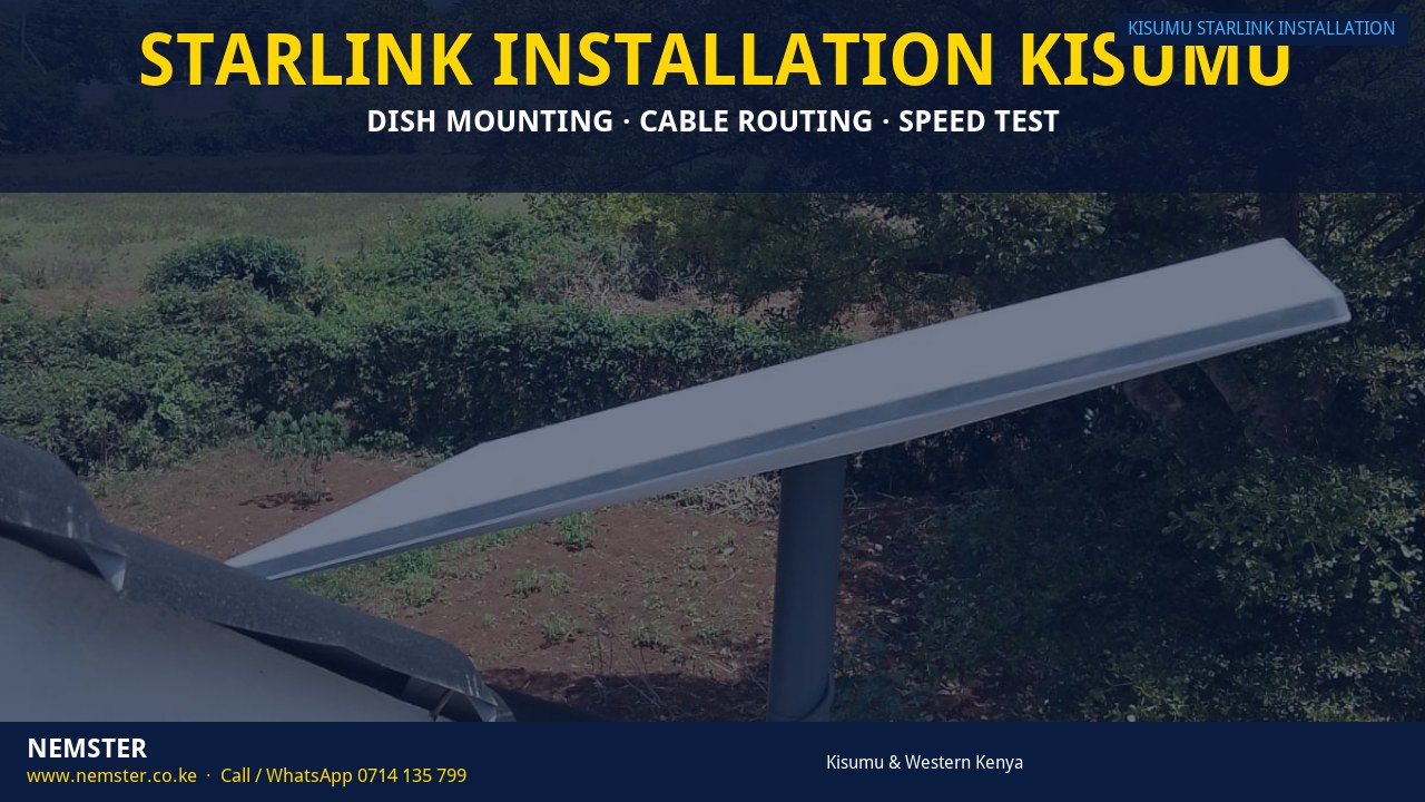 Starlink Installation Kisumu Starlink Installation Kisumu