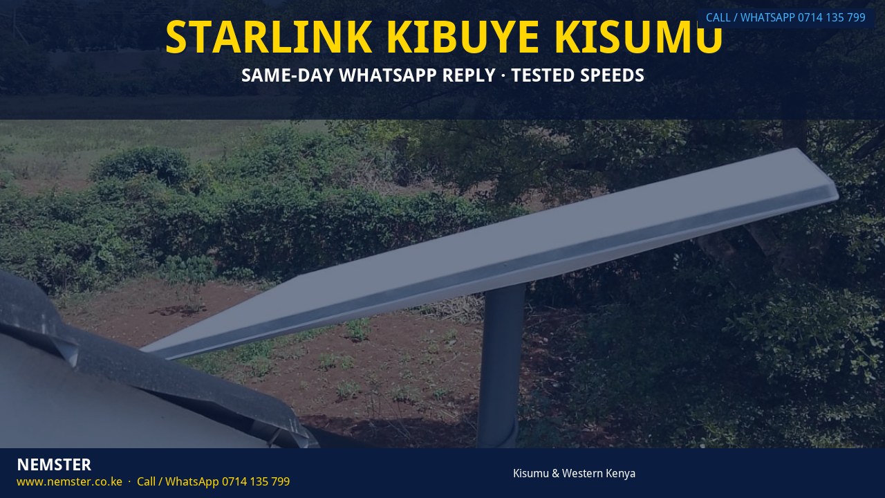 Starlink Kibuye Kisumu