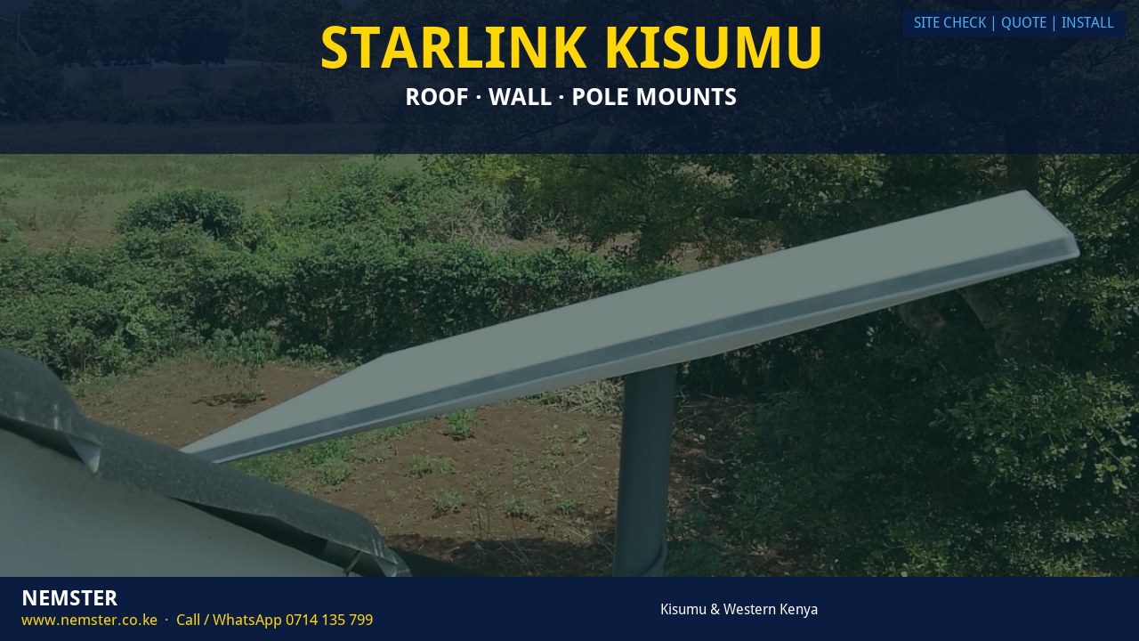 Starlink Kisumu