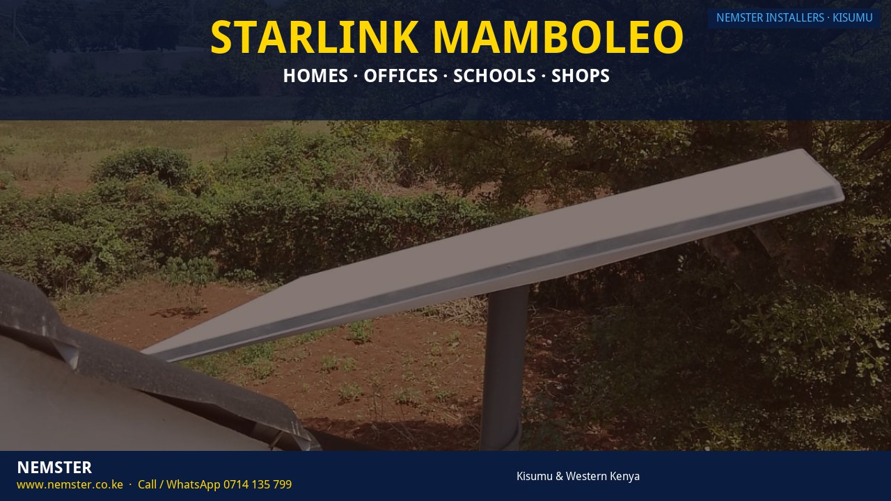 Starlink Mamboleo Starlink Mamboleo
