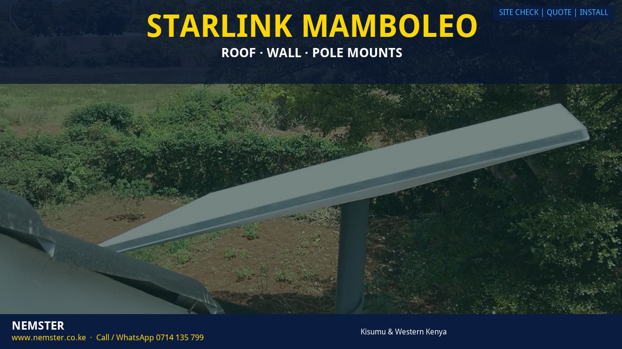 Starlink Mamboleo Starlink Mamboleo