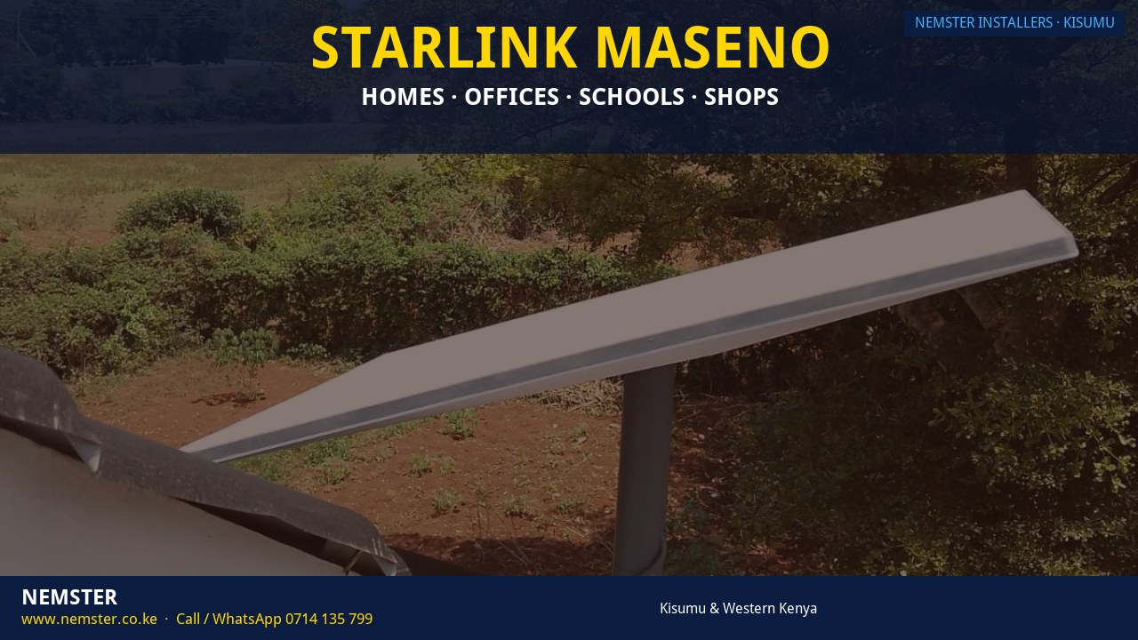 Starlink Maseno Starlink Maseno
