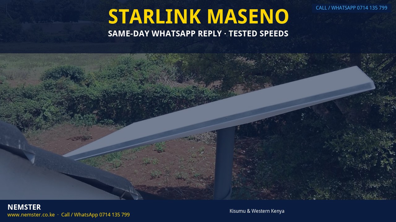 Starlink Maseno Starlink Maseno