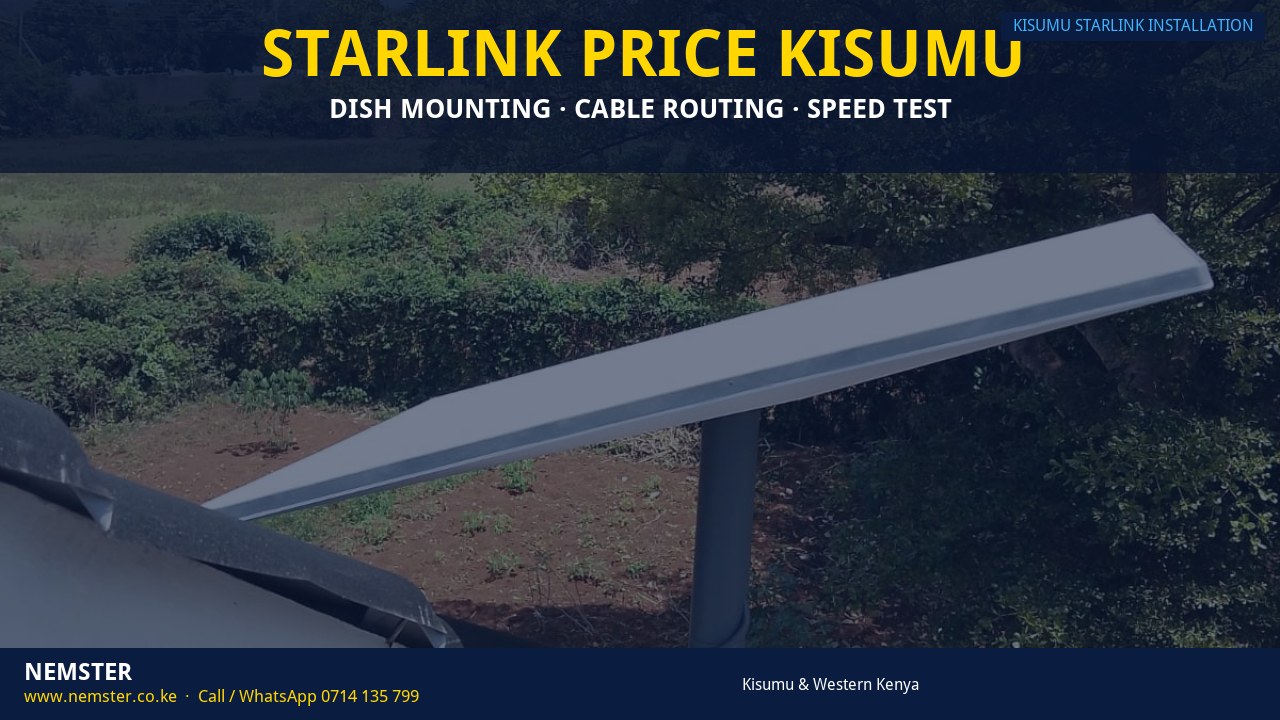 Starlink price Kisumu