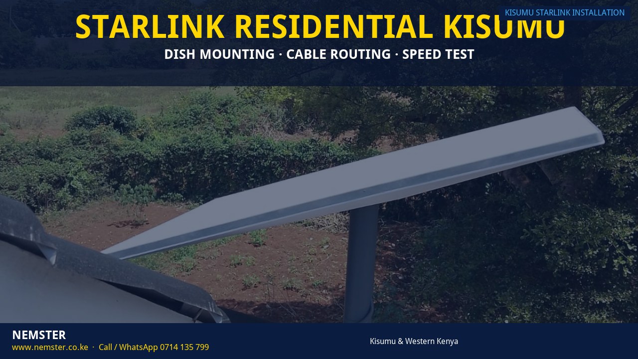 Starlink Residential Kisumu