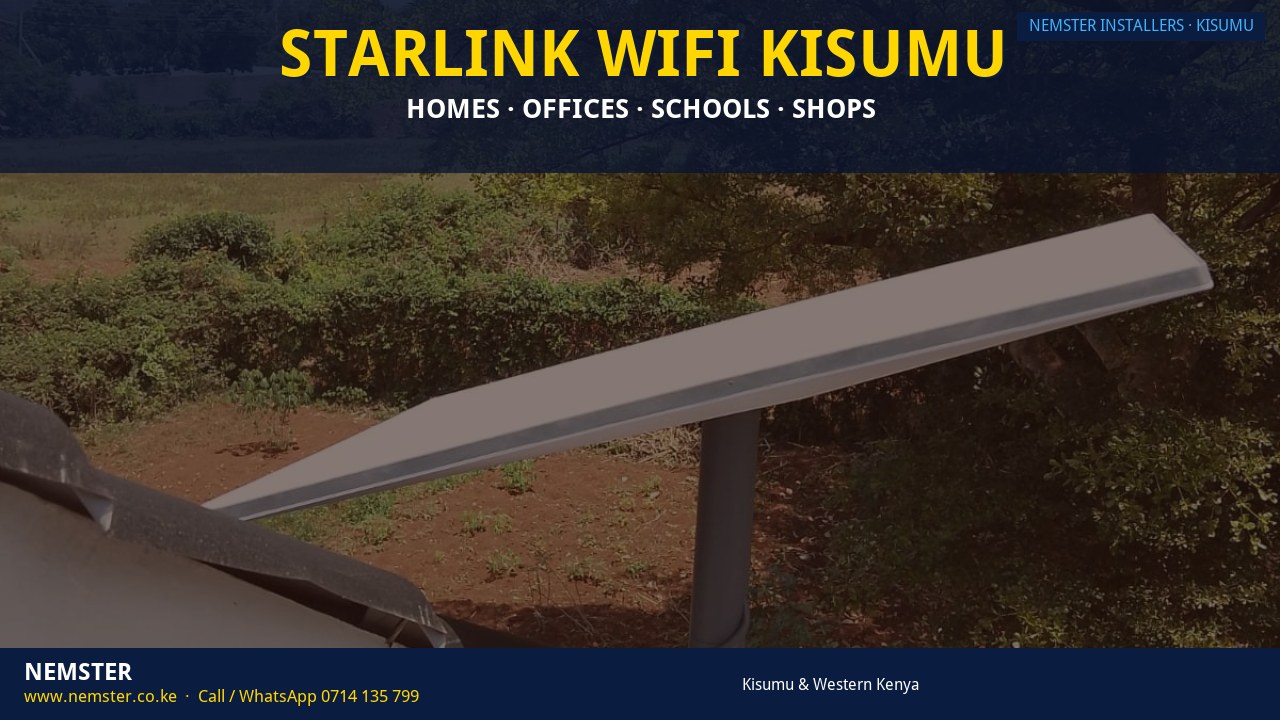 Starlink WiFi Kisumu