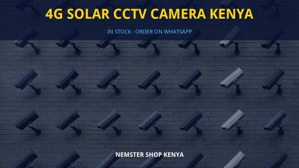 4G Solar CCTV Camera Kenya