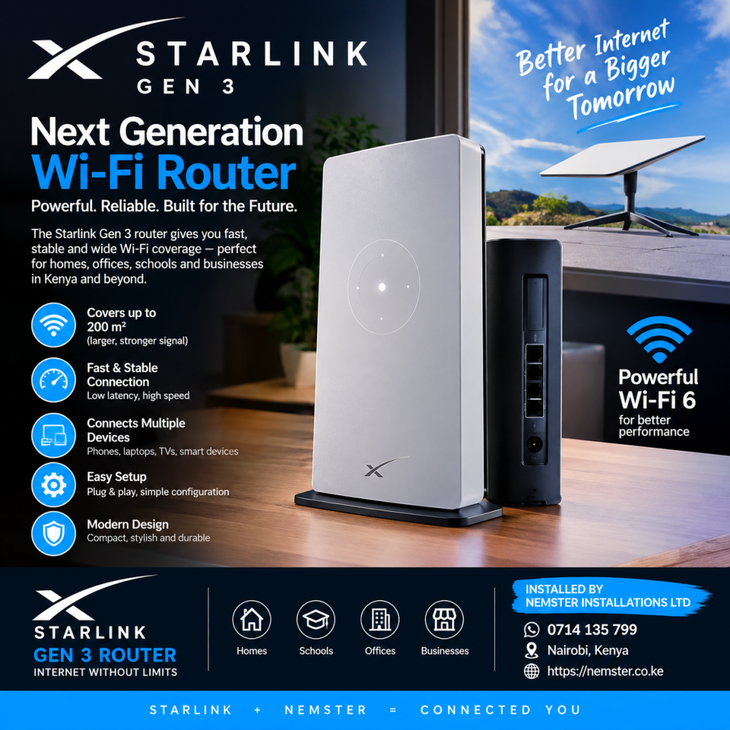 Starlink Gen 3 router