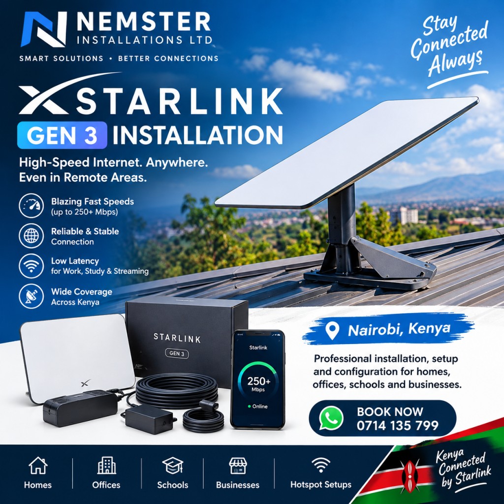 Starlink Gen 3 installation