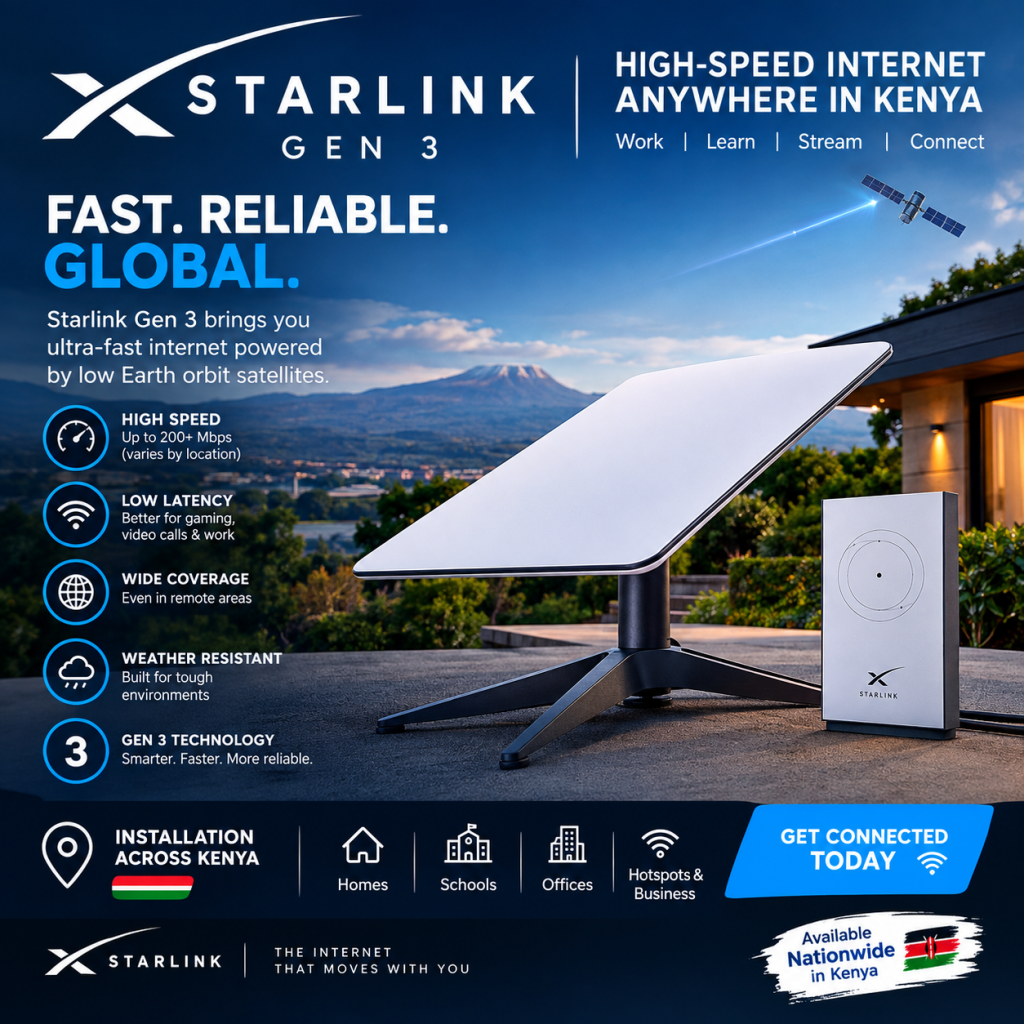 Starlink Gen 3 internet