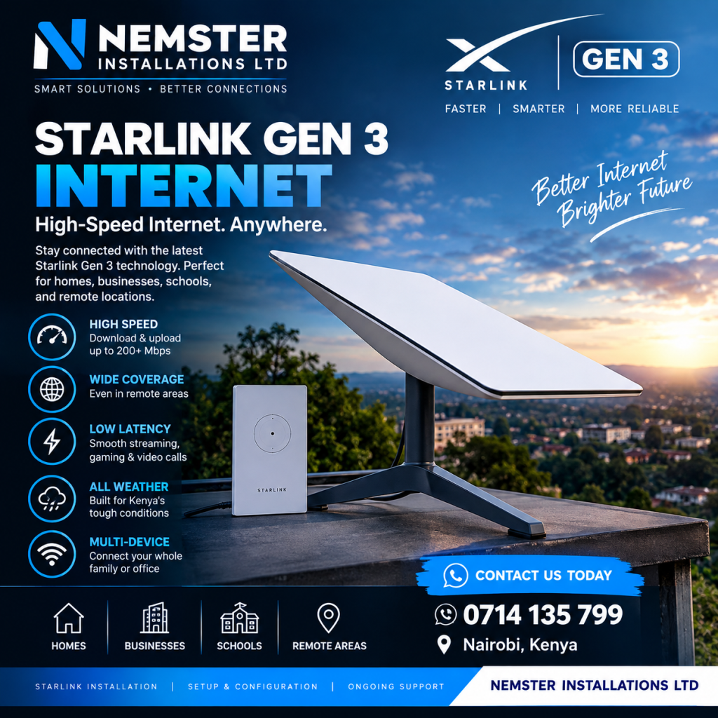 Starlink Gen 3 internet