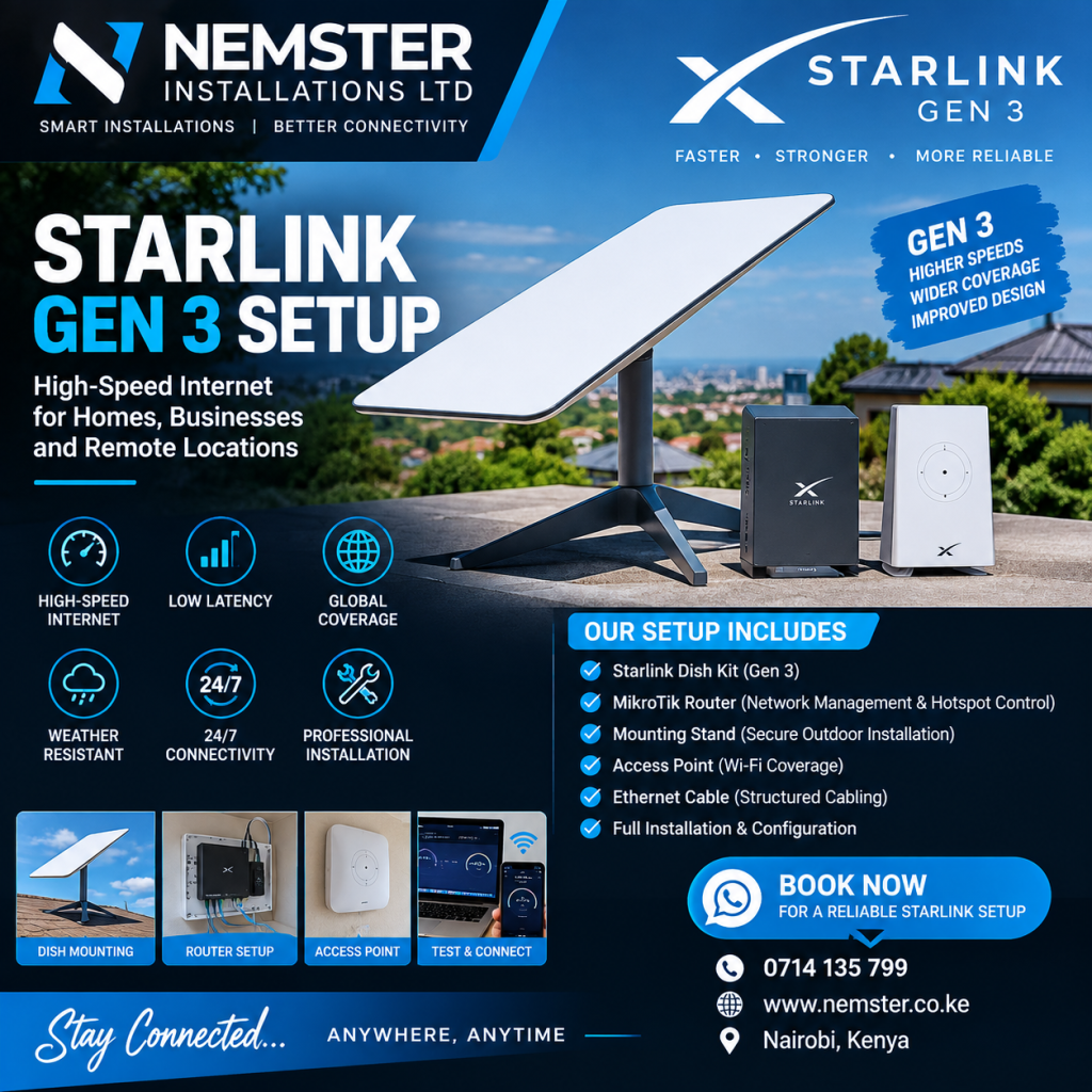 Starlink Gen 3 setup