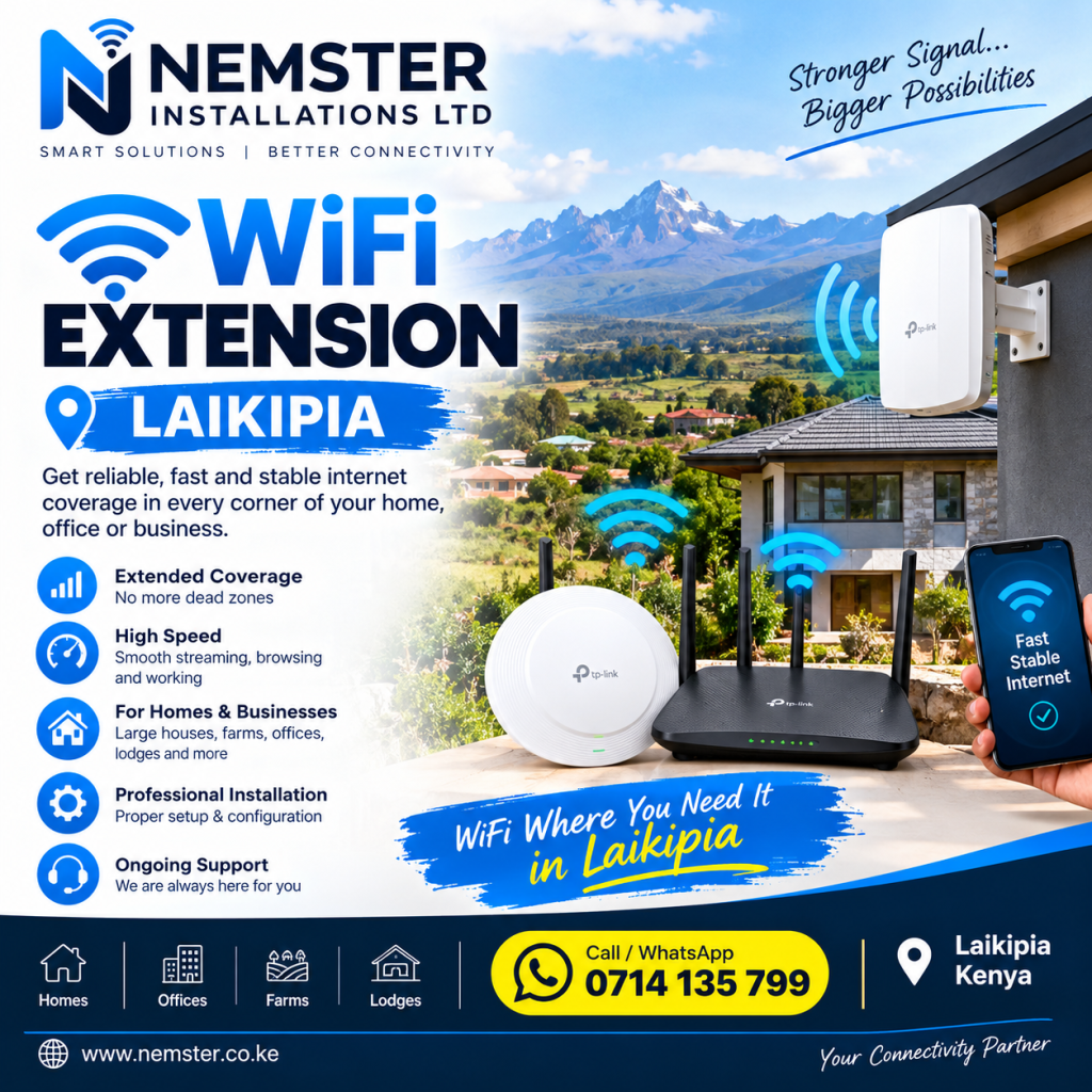 WiFi extension Laikipia