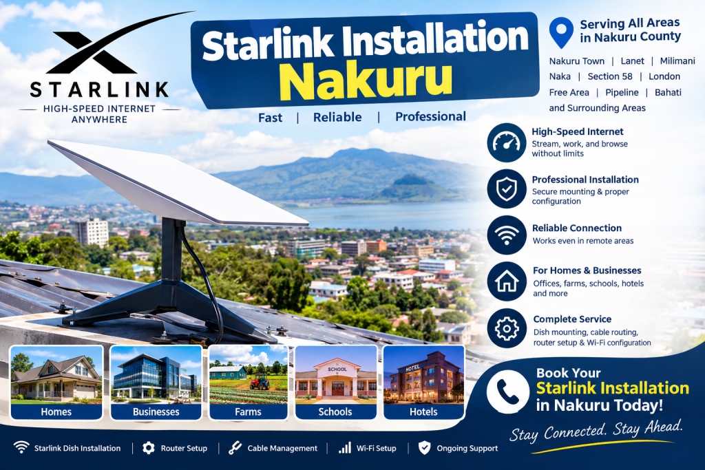 Starlink installation Nakuru