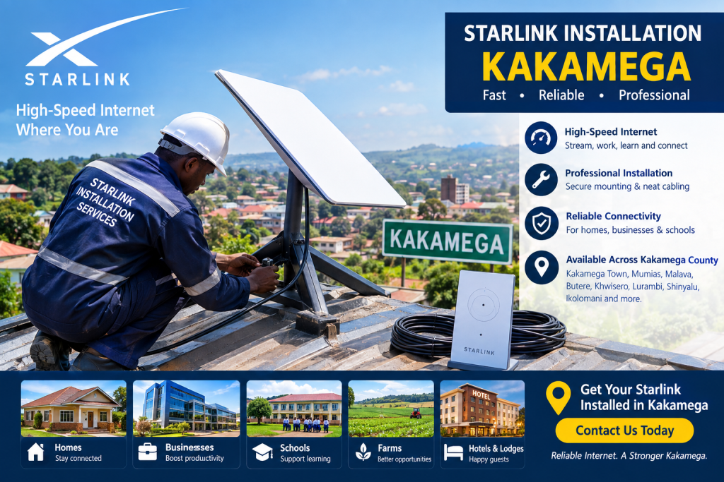 Starlink installation Kakamega