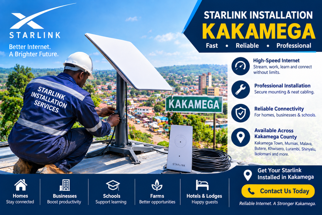 Starlink installation Kakamega