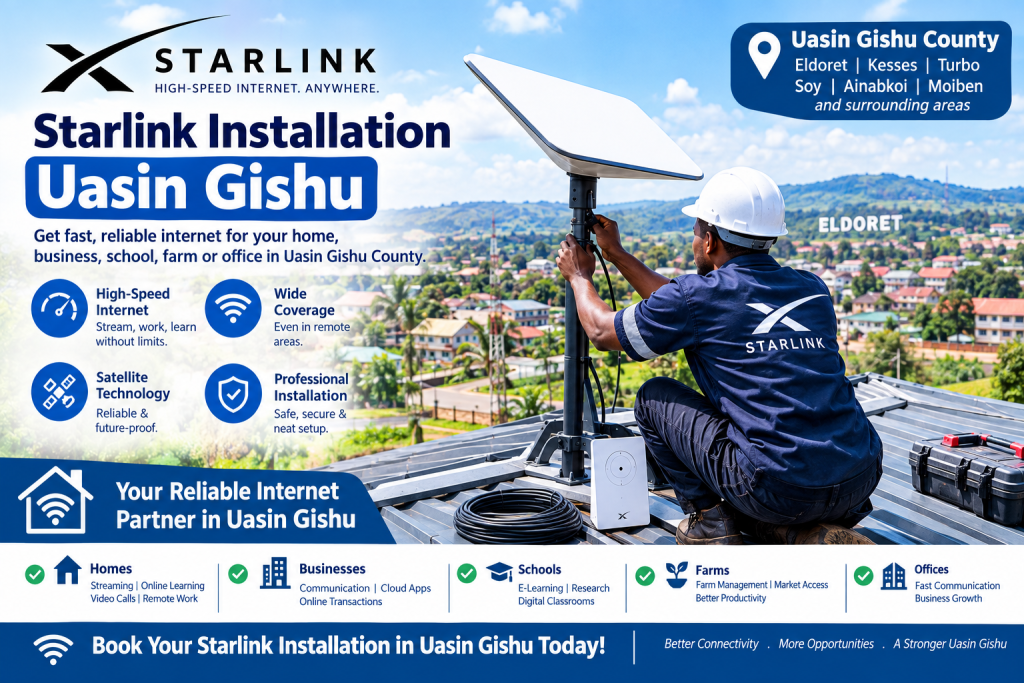 Starlink installation Uasin Gishu
