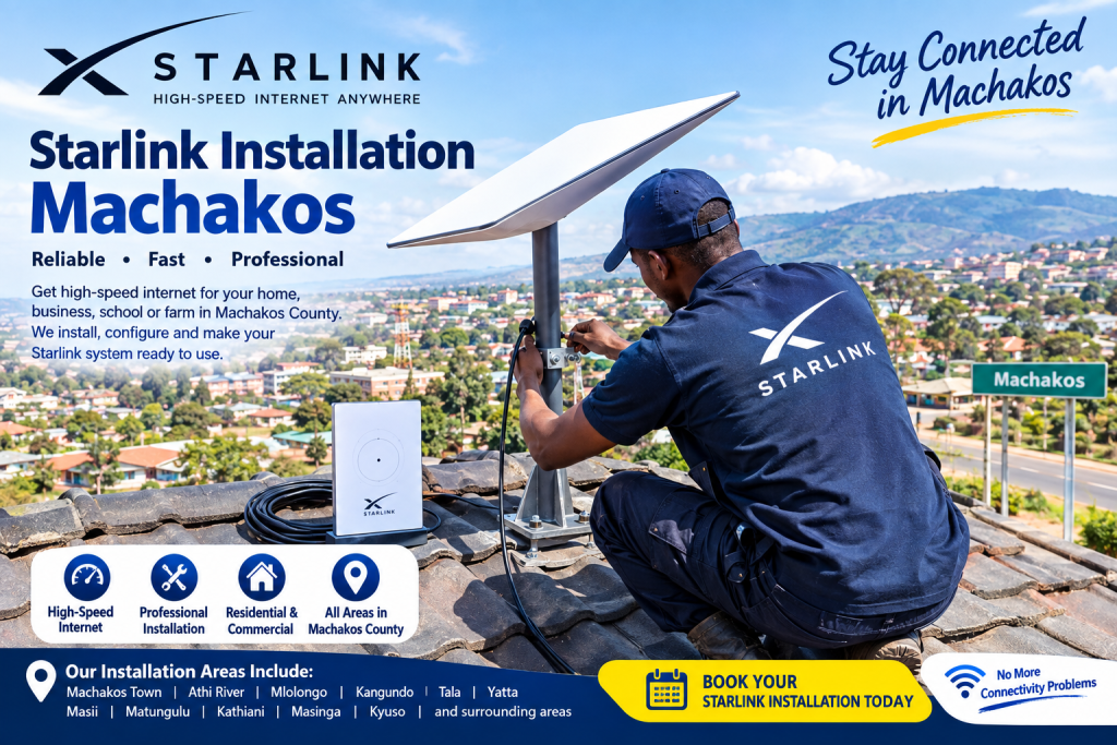 Starlink installation Machakos