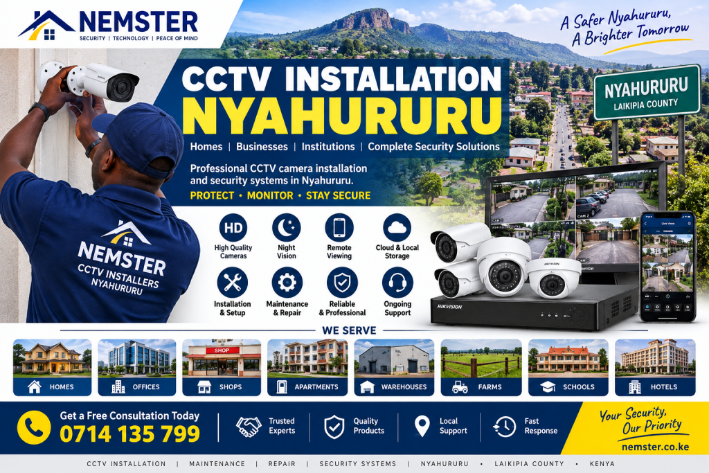 CCTV Installation Nyahururu