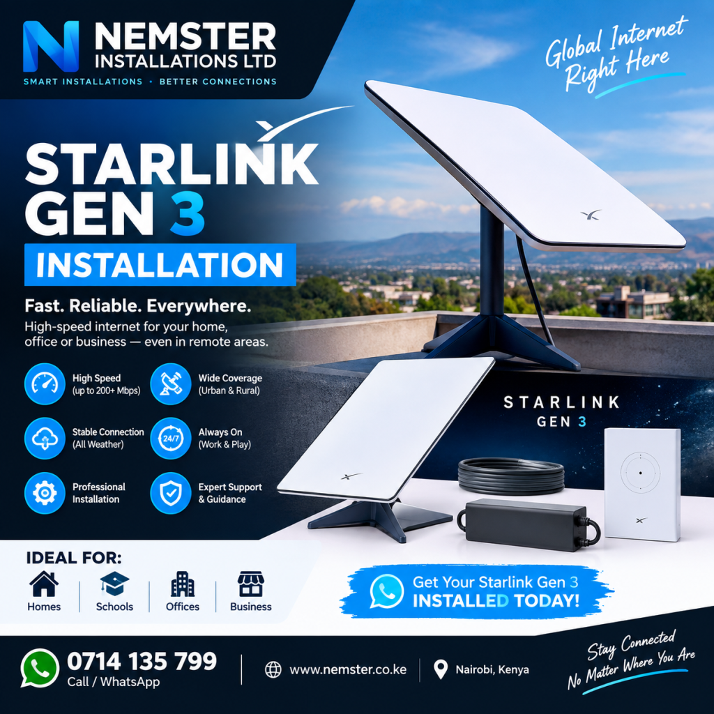 Starlink Gen 3 installation