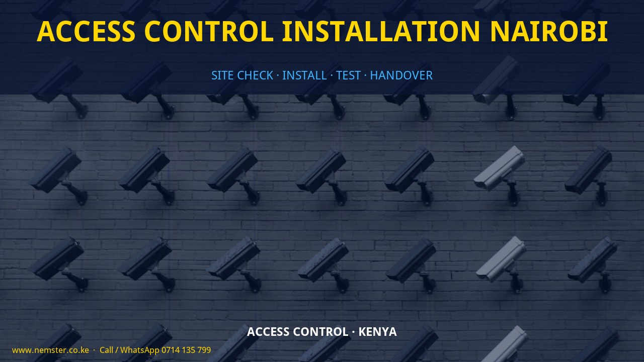 access control installation Nairobi
