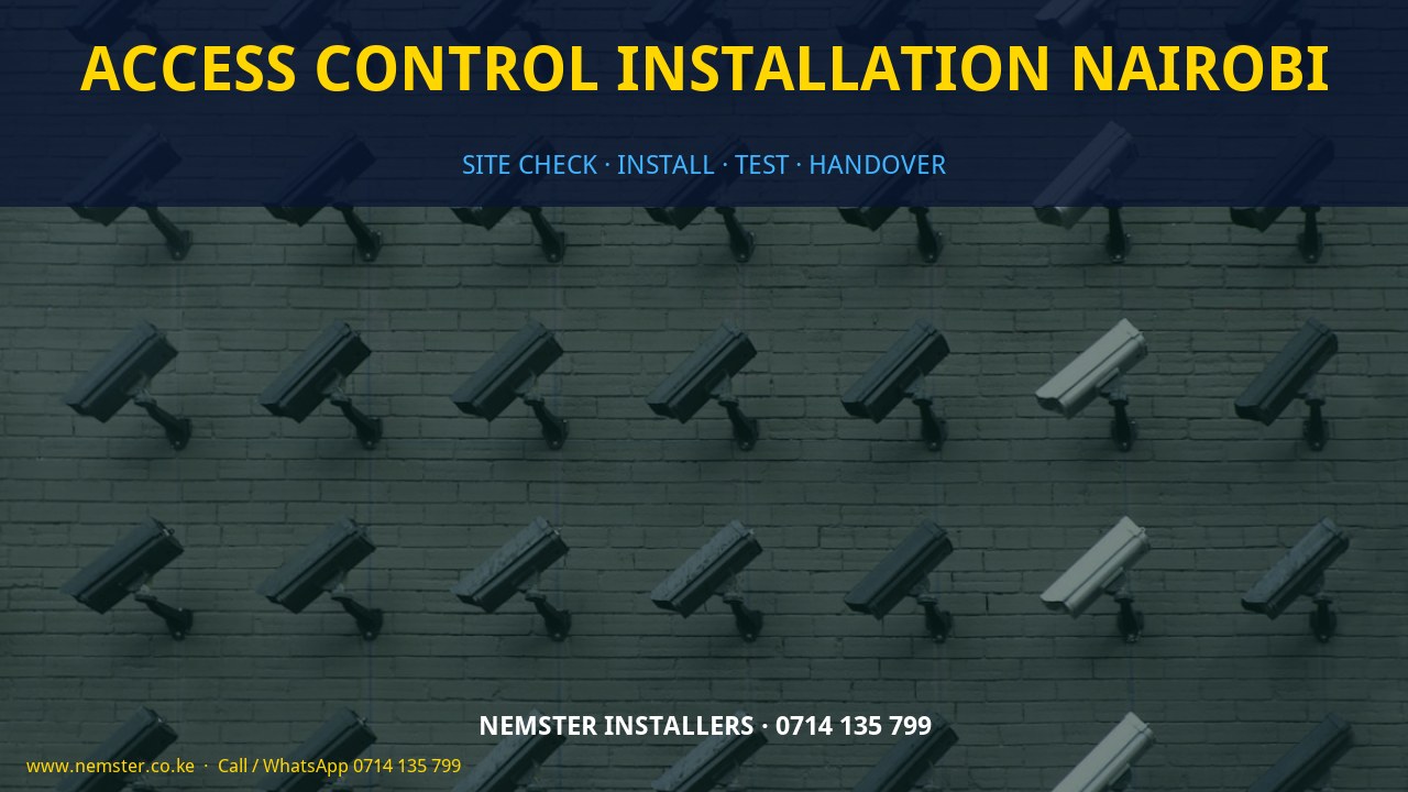 access control installation Nairobi