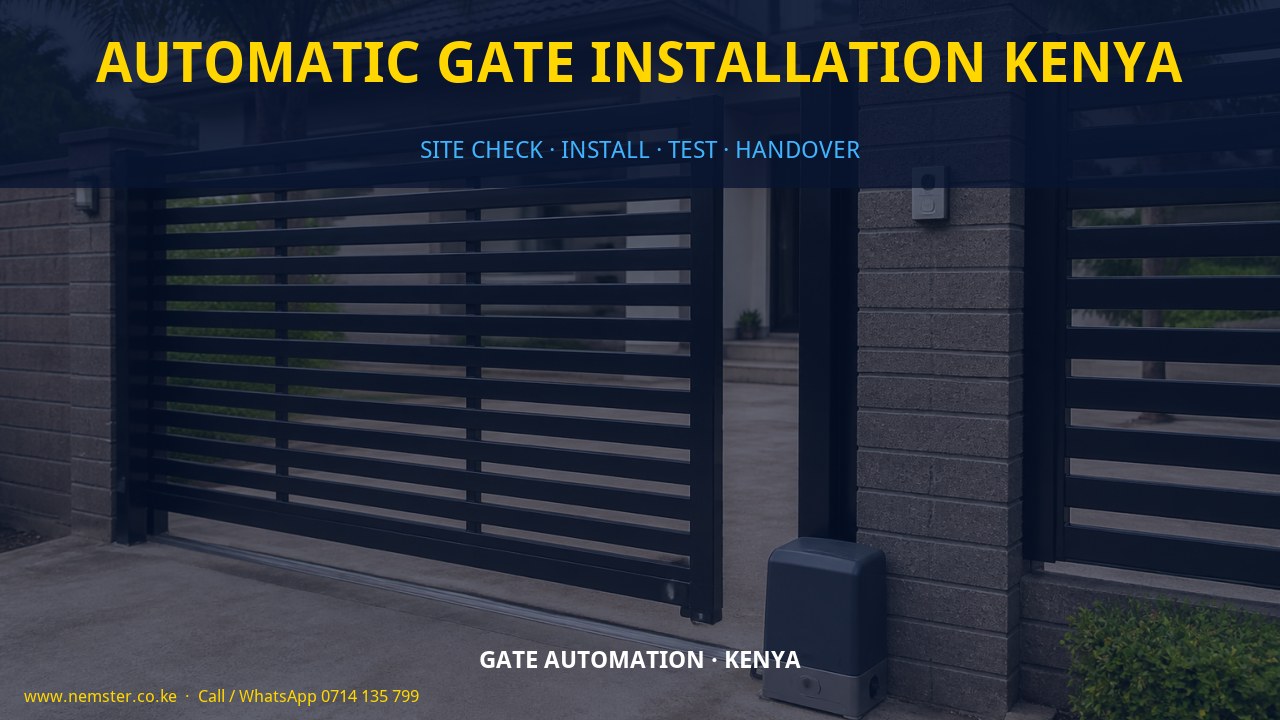 automatic gate installation Kenya automatic gate installation Kenya
