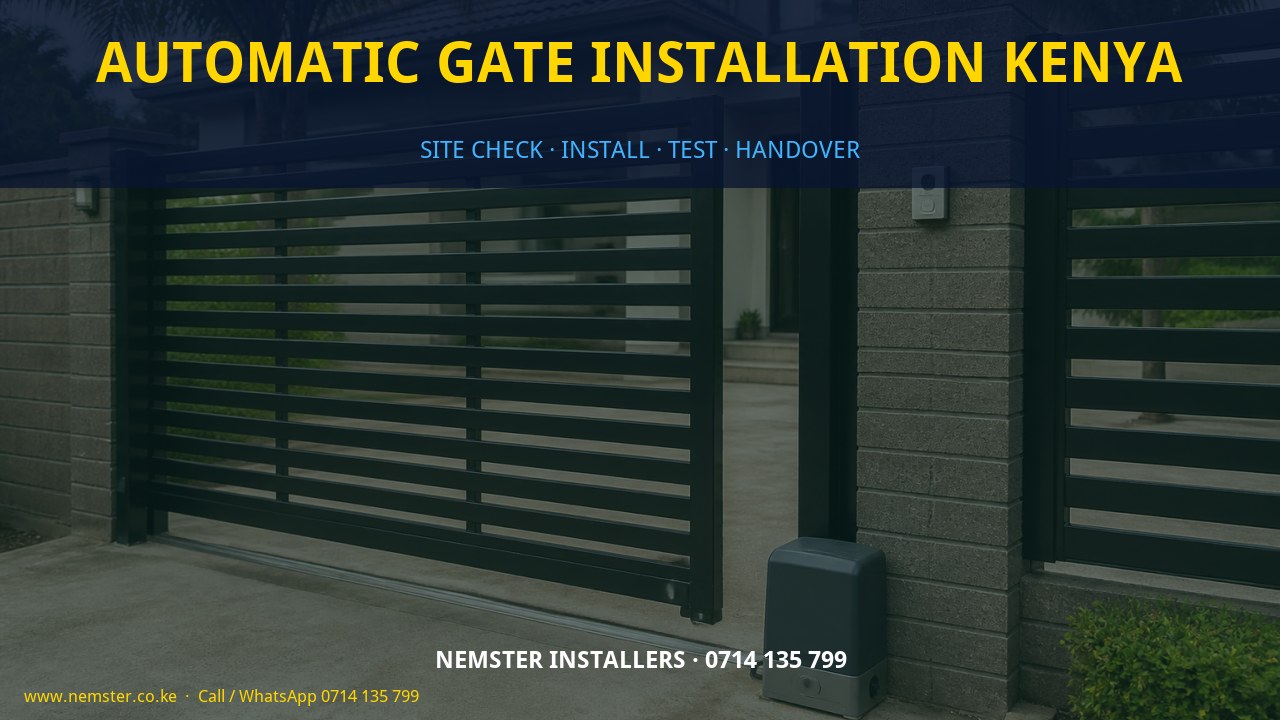 automatic gate installation Kenya automatic gate installation Kenya