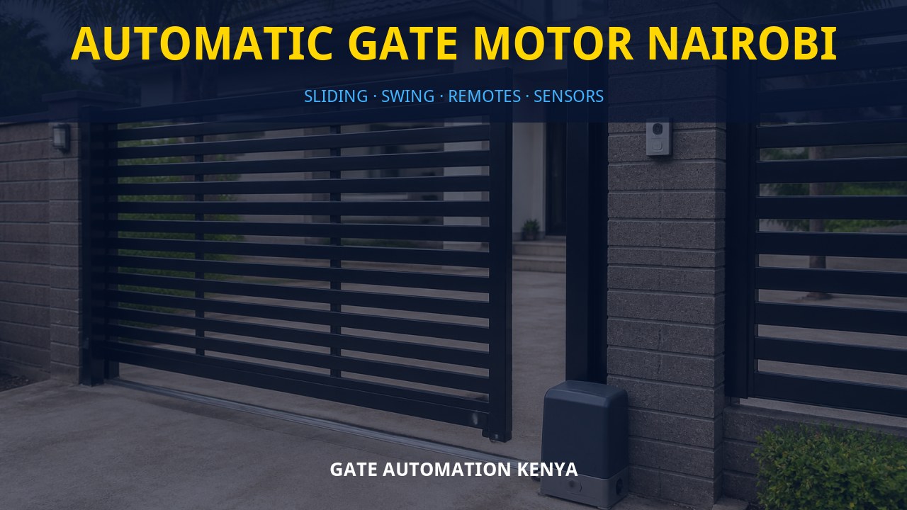 Automatic gate motor Nairobi Automatic gate motor Nairobi