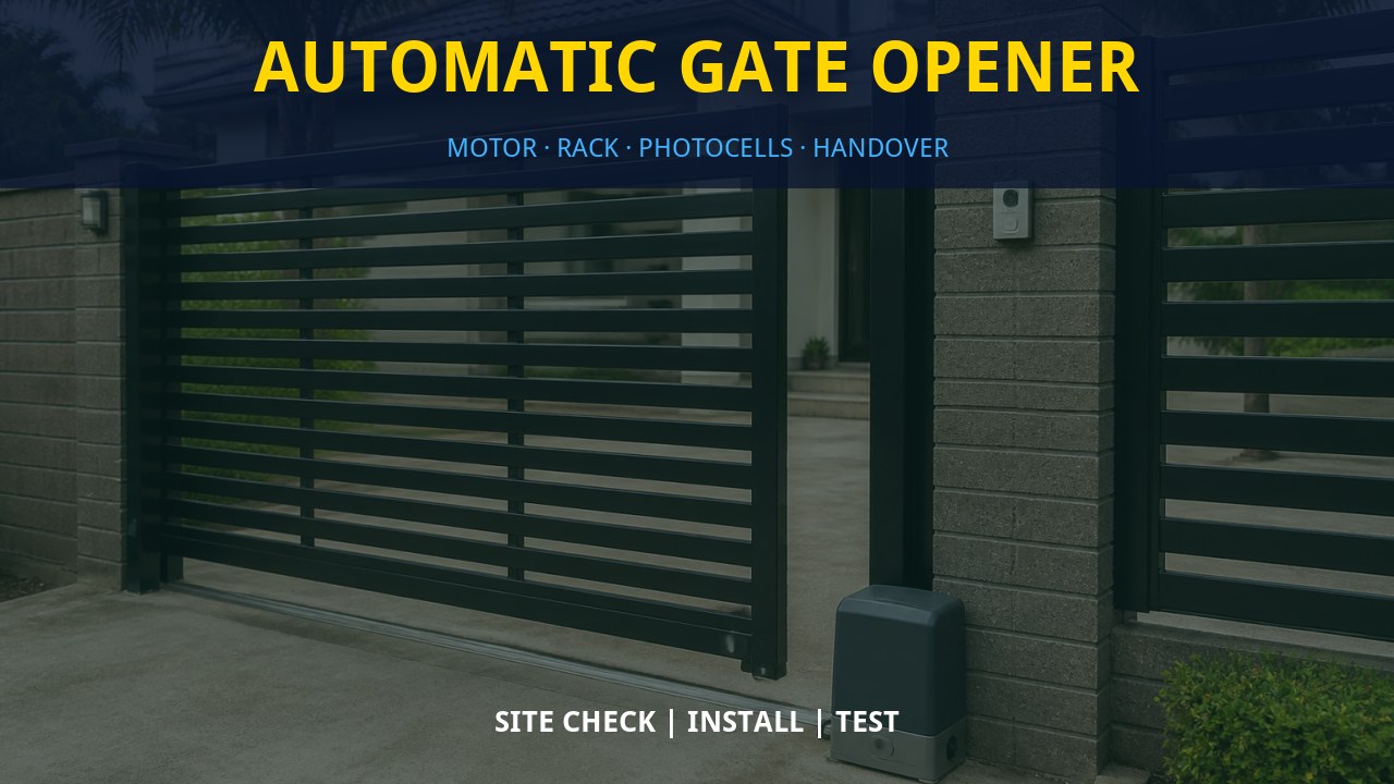 Automatic gate opener Automatic gate opener