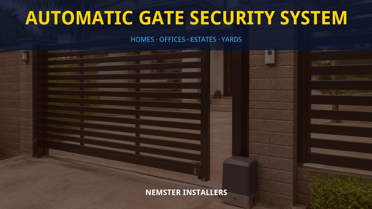 Automatic gate security system Automatic gate security system