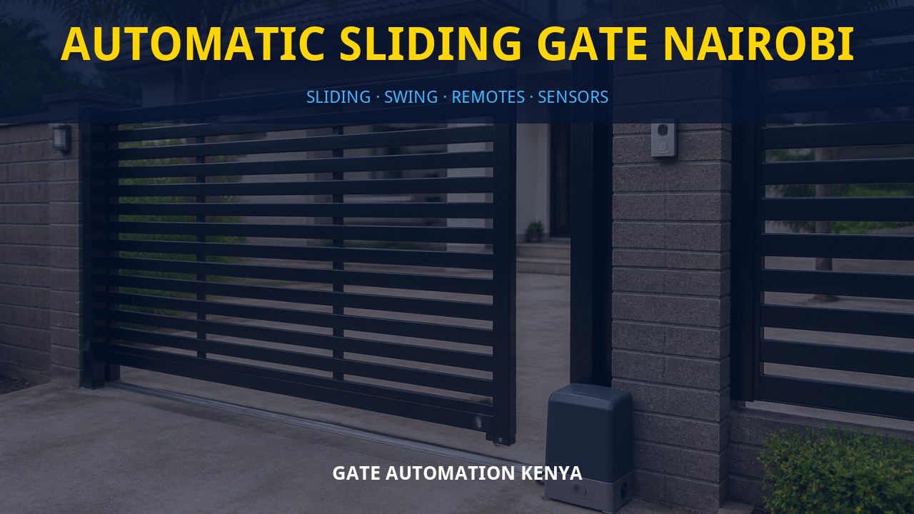 Automatic sliding gate Nairobi