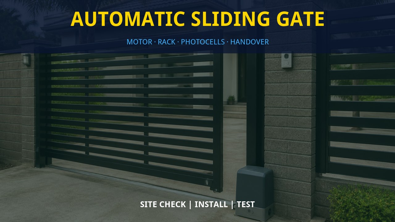 Automatic sliding gate Automatic sliding gate