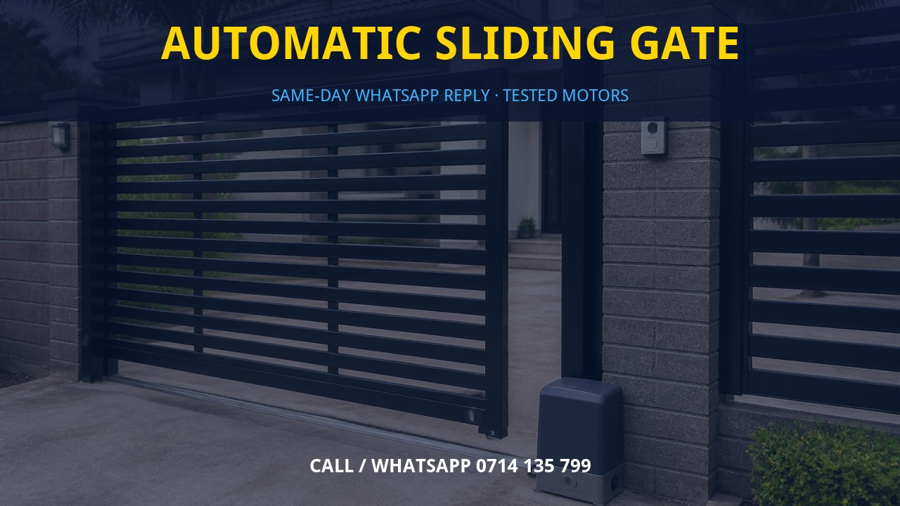 Automatic sliding gate Automatic sliding gate