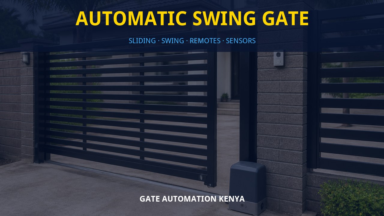 Automatic swing gate Automatic swing gate