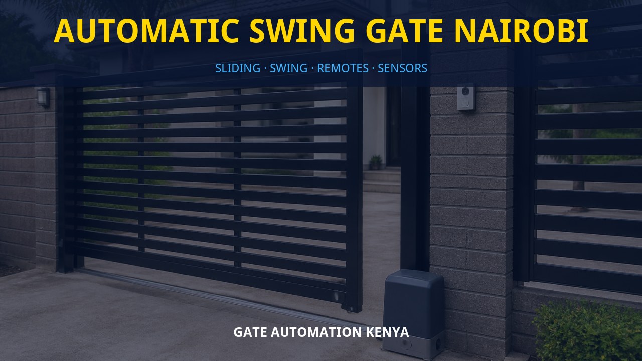 Automatic swing gate Nairobi Automatic swing gate Nairobi