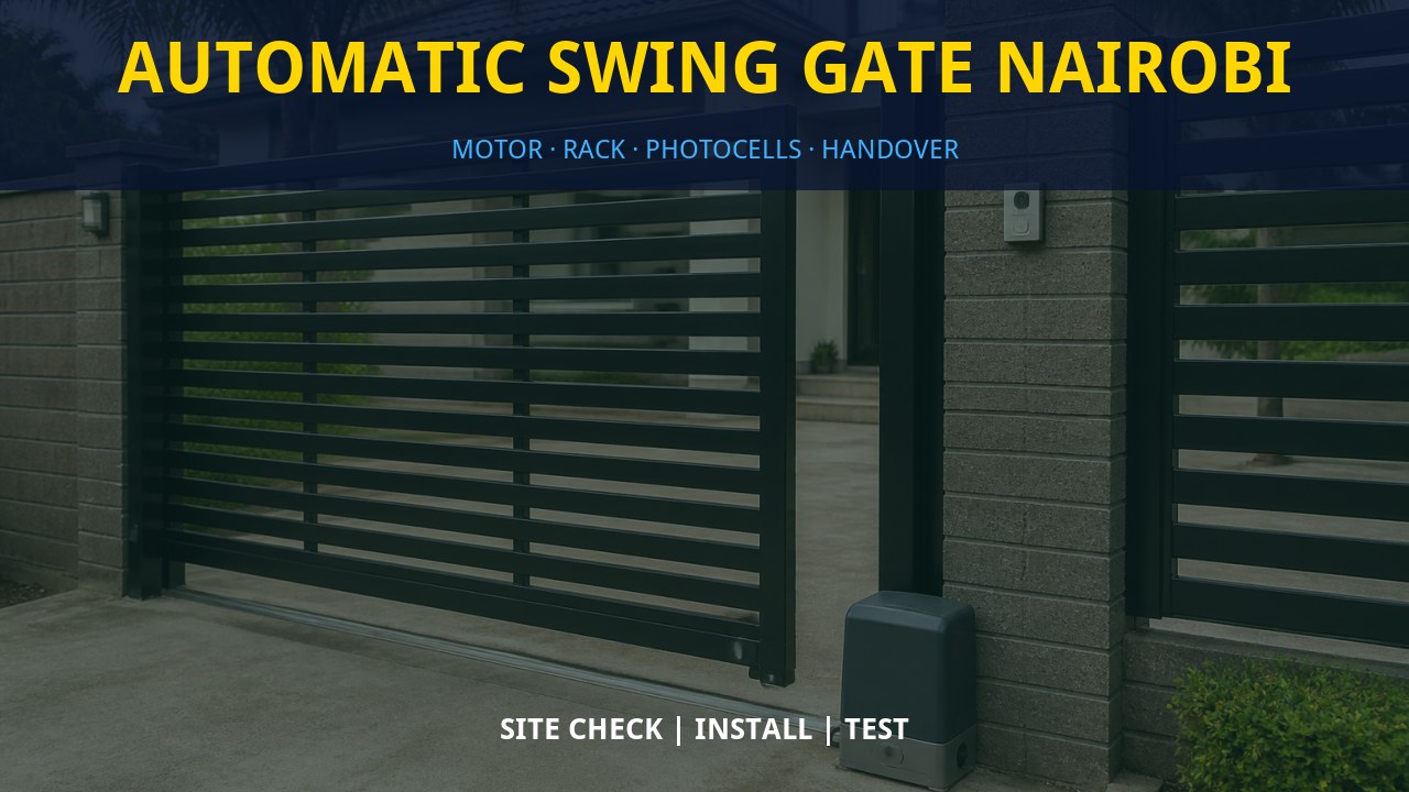 Automatic swing gate Nairobi Automatic swing gate Nairobi