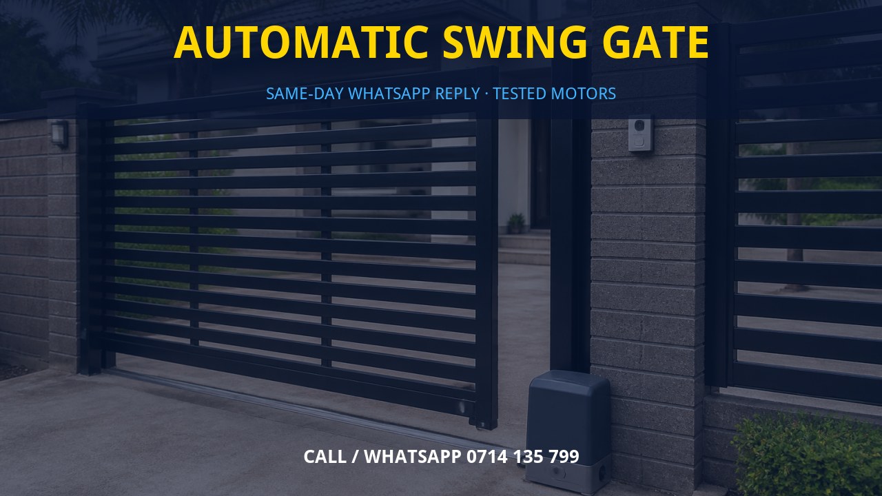 Automatic swing gate Automatic swing gate