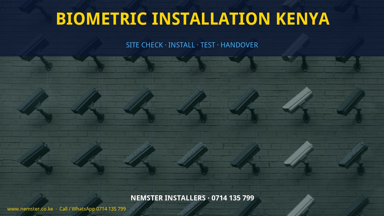 biometric installation Kenya