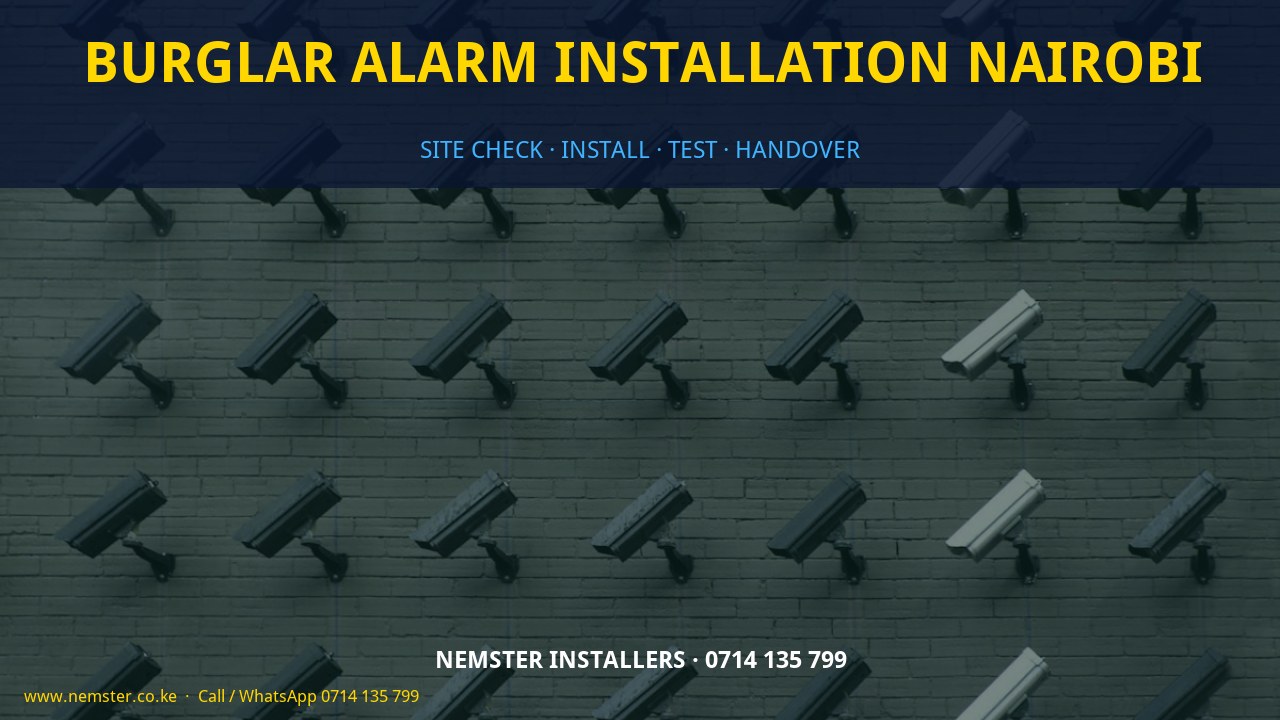 burglar alarm installation Nairobi burglar alarm installation Nairobi