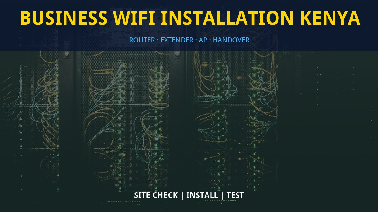 Business WiFi installation Kenya Business WiFi installation Kenya