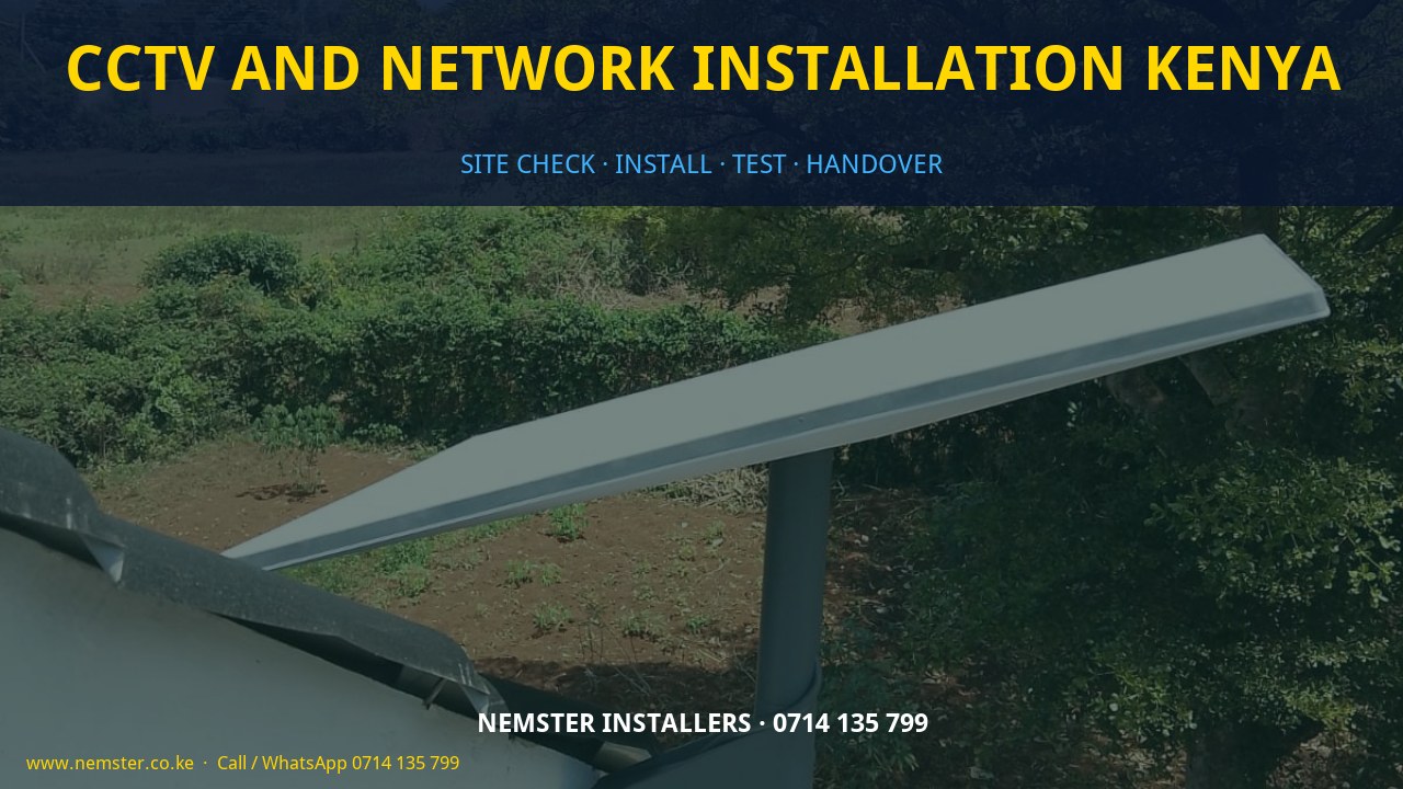 CCTV and network installation Kenya CCTV and network installation Kenya