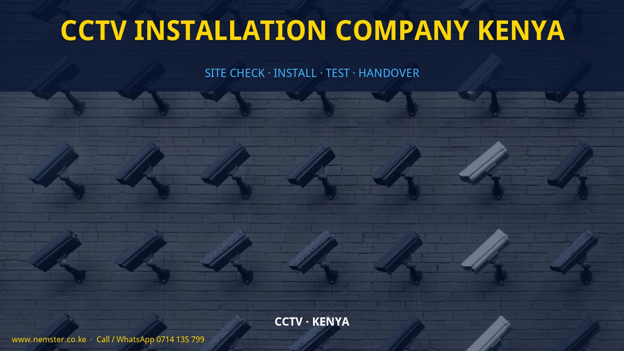 CCTV installation company Kenya CCTV installation company Kenya
